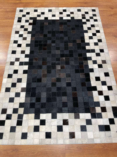 Patchwork Orijinal Deri Halı