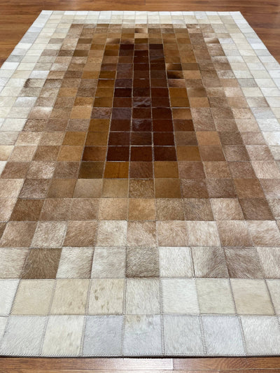 Patchwork Orijinal Deri Halı