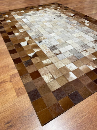 Patchwork Orijinal Deri Halı