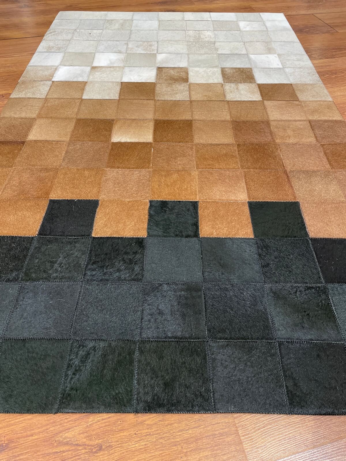 Patchwork Orijinal Deri Halı