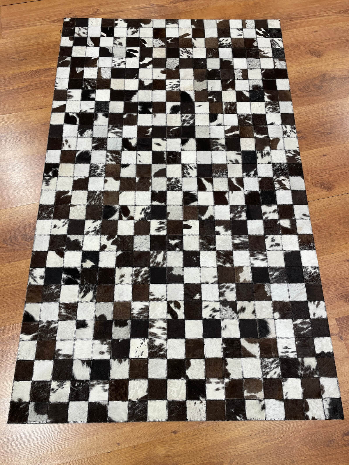 Patchwork Orijinal Deri Halı