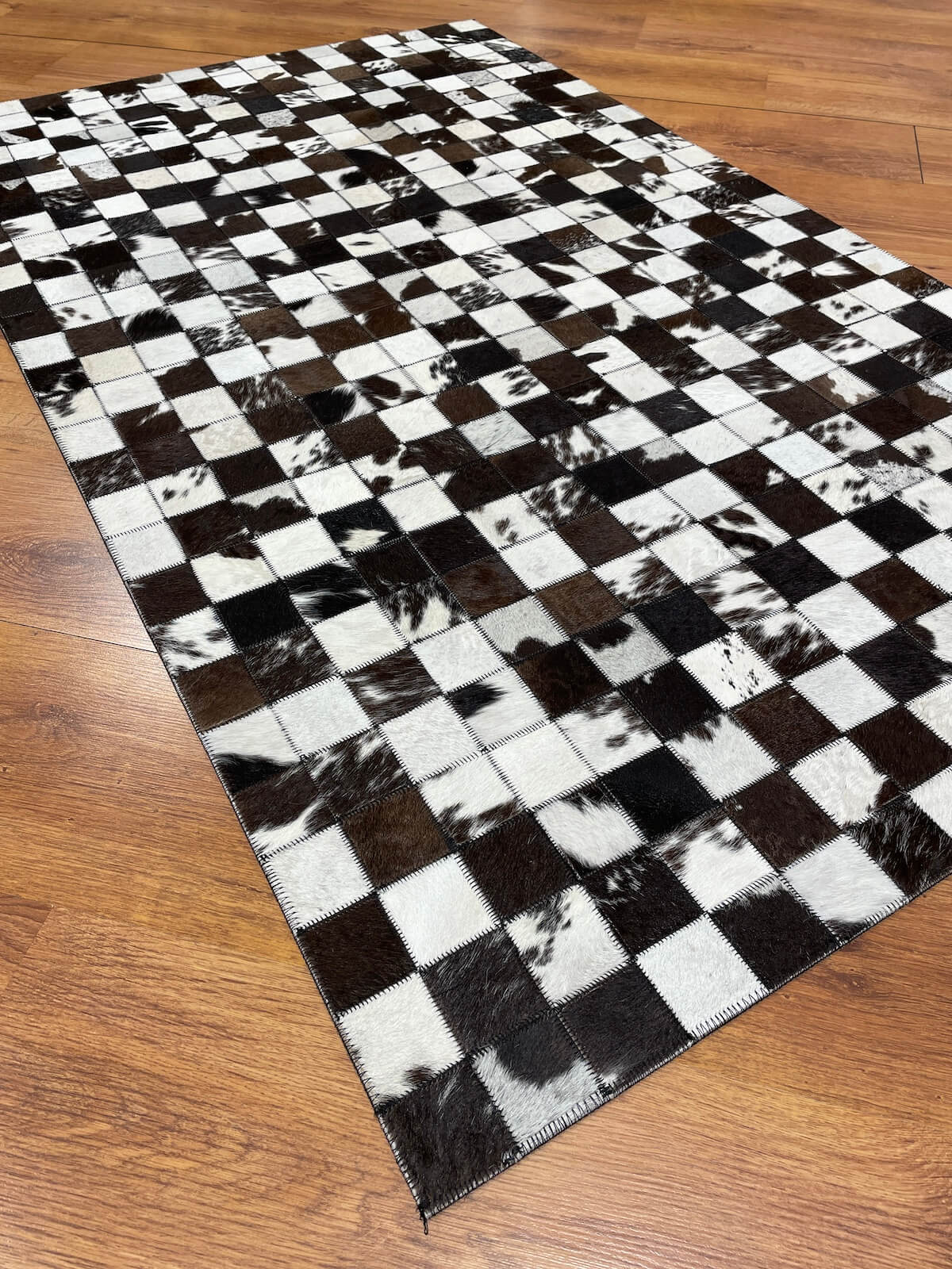 Patchwork Orijinal Deri Halı