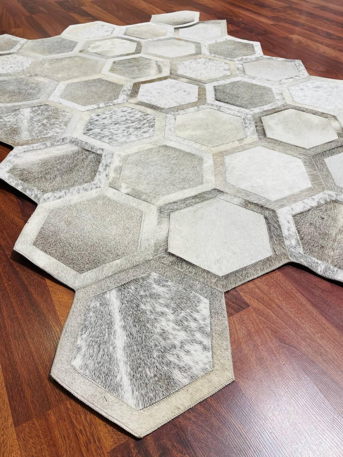 Patchwork Orijinal Deri Halı