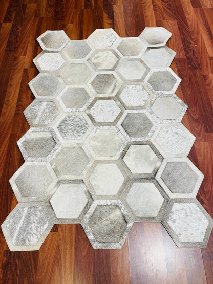 Patchwork Orijinal Deri Halı