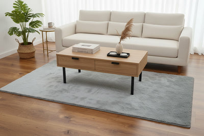 Gri Peluş Halı
