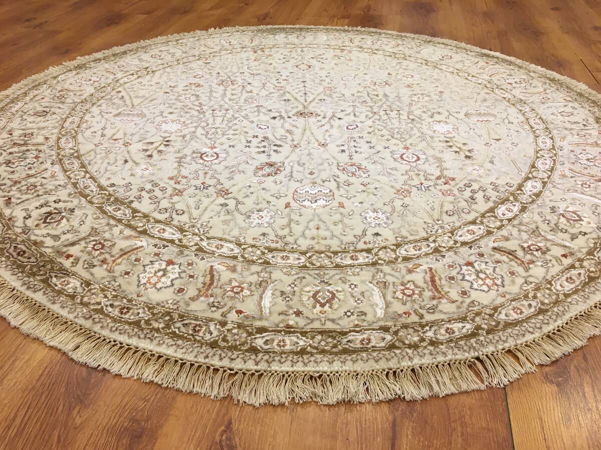 Hayyam Uşak Yuvarlak El Dokuma Halı