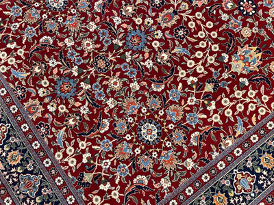 Hereke Bindallı Desenli El Dokuma Halı