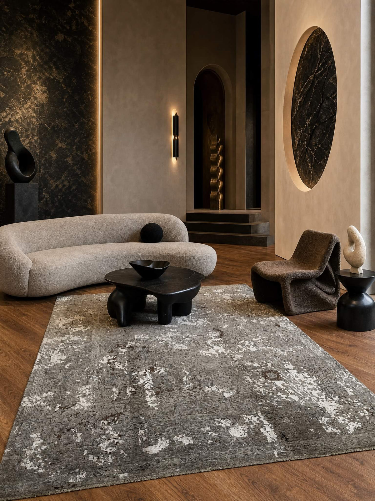 İllusion Bambu El Dokuma Halı