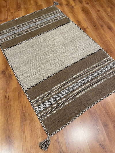 İskandinav Kilim 01 Fildişi