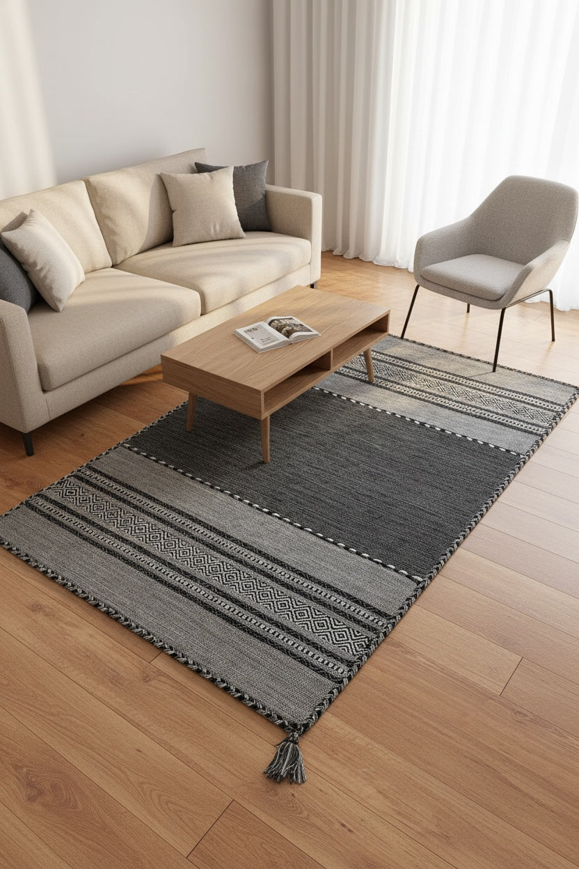 İskandinav Kilim 01 Gri