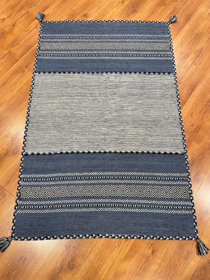 İskandinav Kilim 01 Mavi