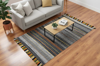 İskandinav Kilim 02 Gri