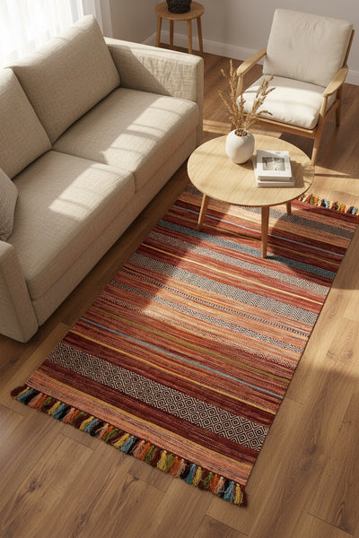 İskandinav Kilim 02 Kiremit