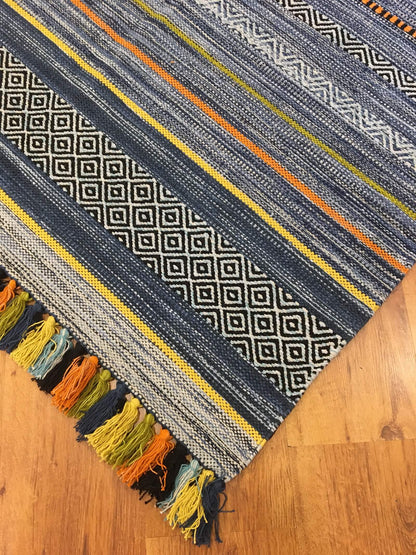 İskandinav Kilim 02 Açık Mavi