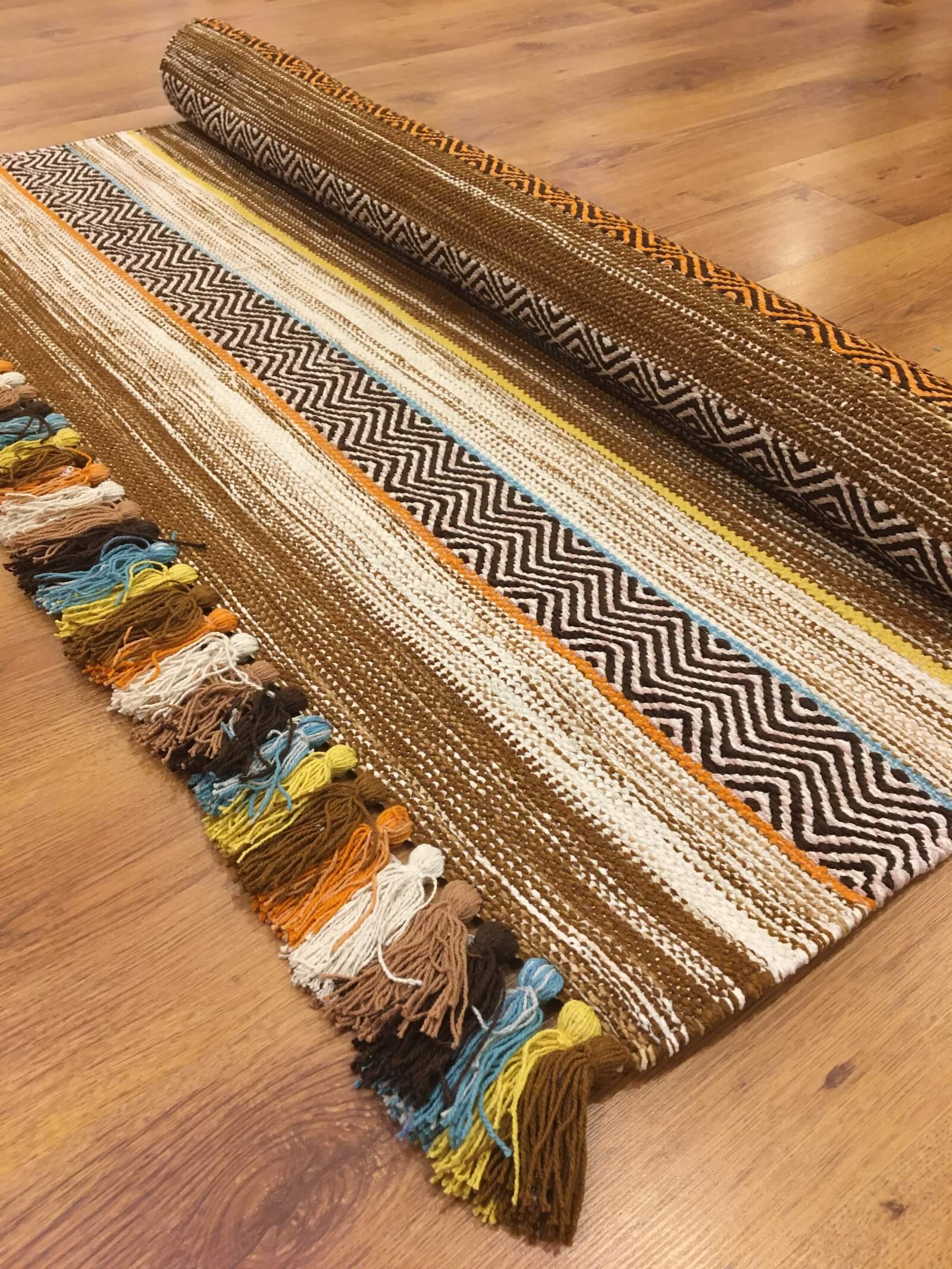 İskandinav Kilim 02 Fildişi