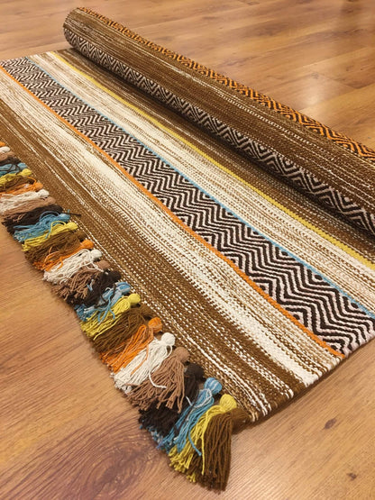 İskandinav Kilim 02 Fildişi