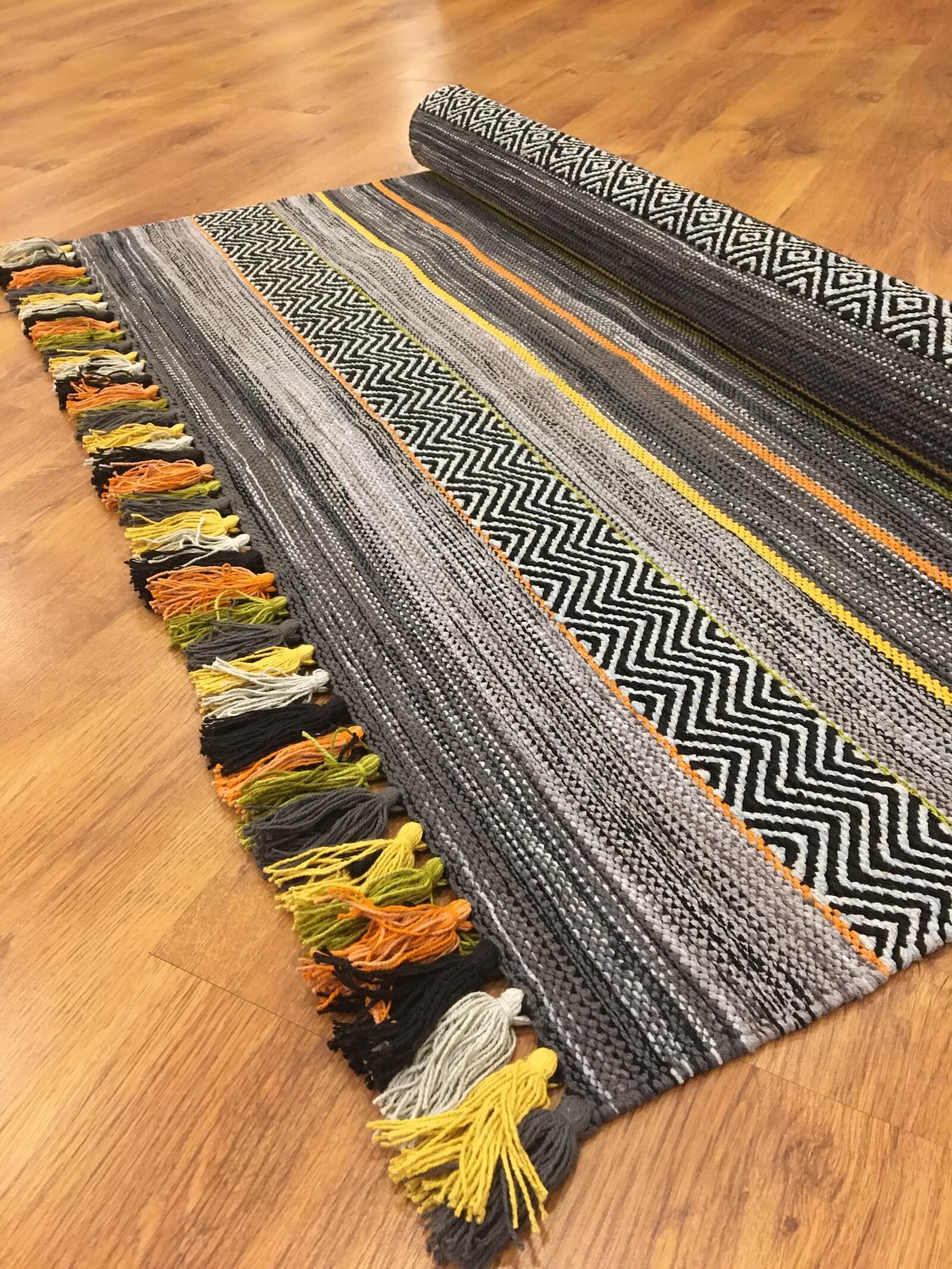 İskandinav Kilim 02 Gri