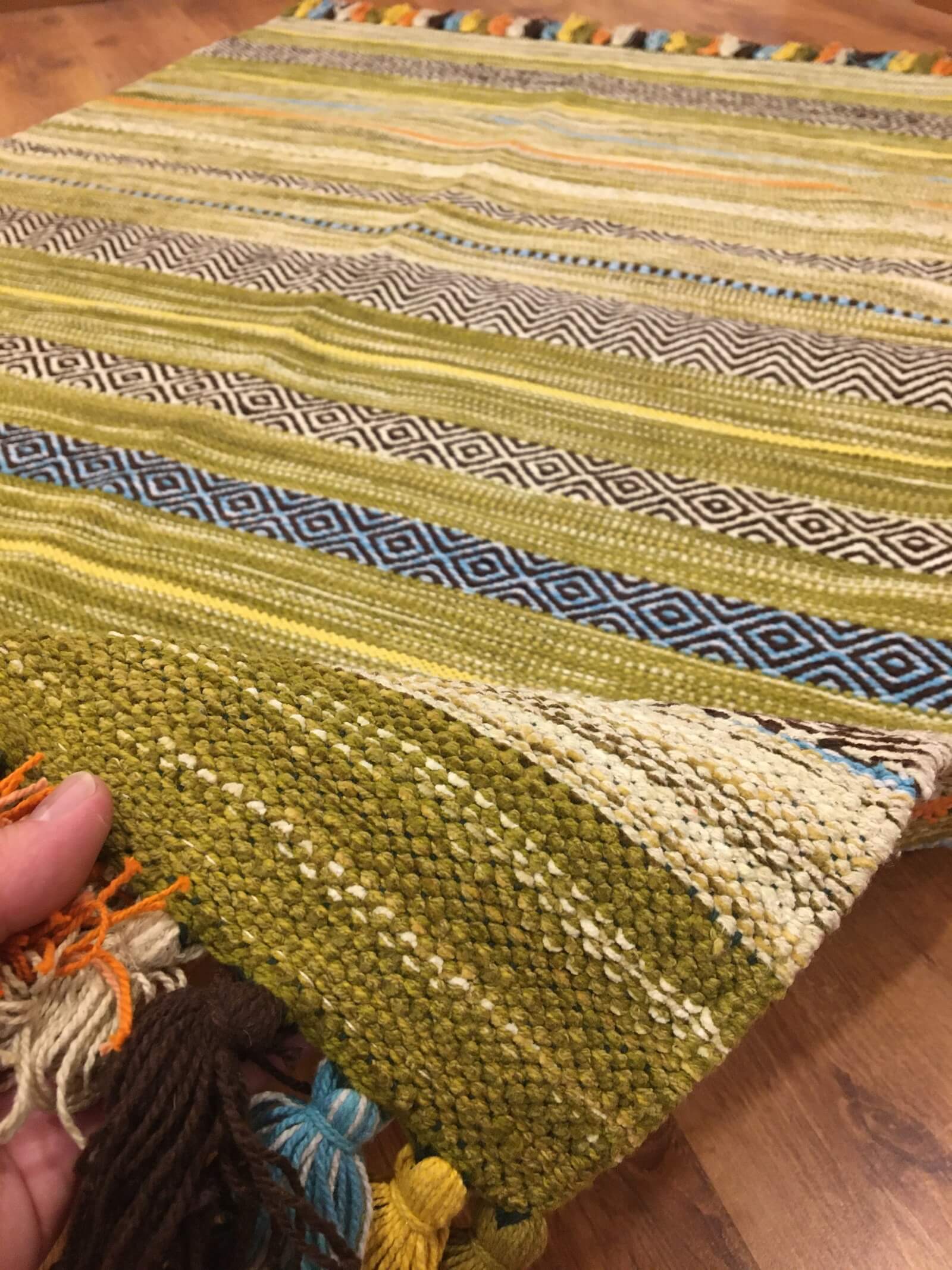 İskandinav Kilim 02 Yeşil