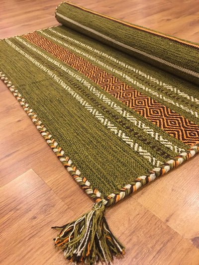 İskandinav Kilim 03 Yeşil