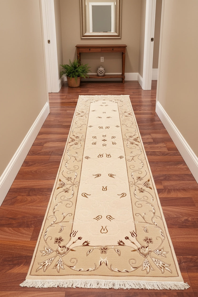 Kaftan Serisi Nepal El Dokuma Halı Yolluk