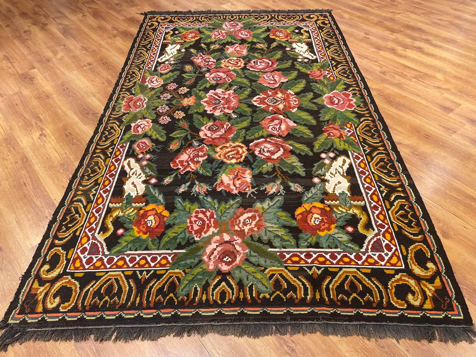 Orijinal Eski Karabağ El Dokuma Kilim