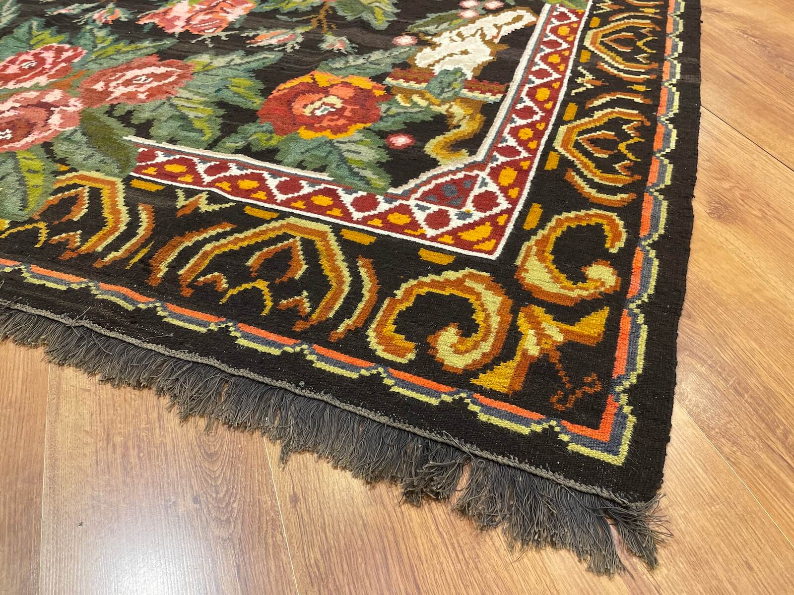 Orijinal Eski Karabağ El Dokuma Kilim