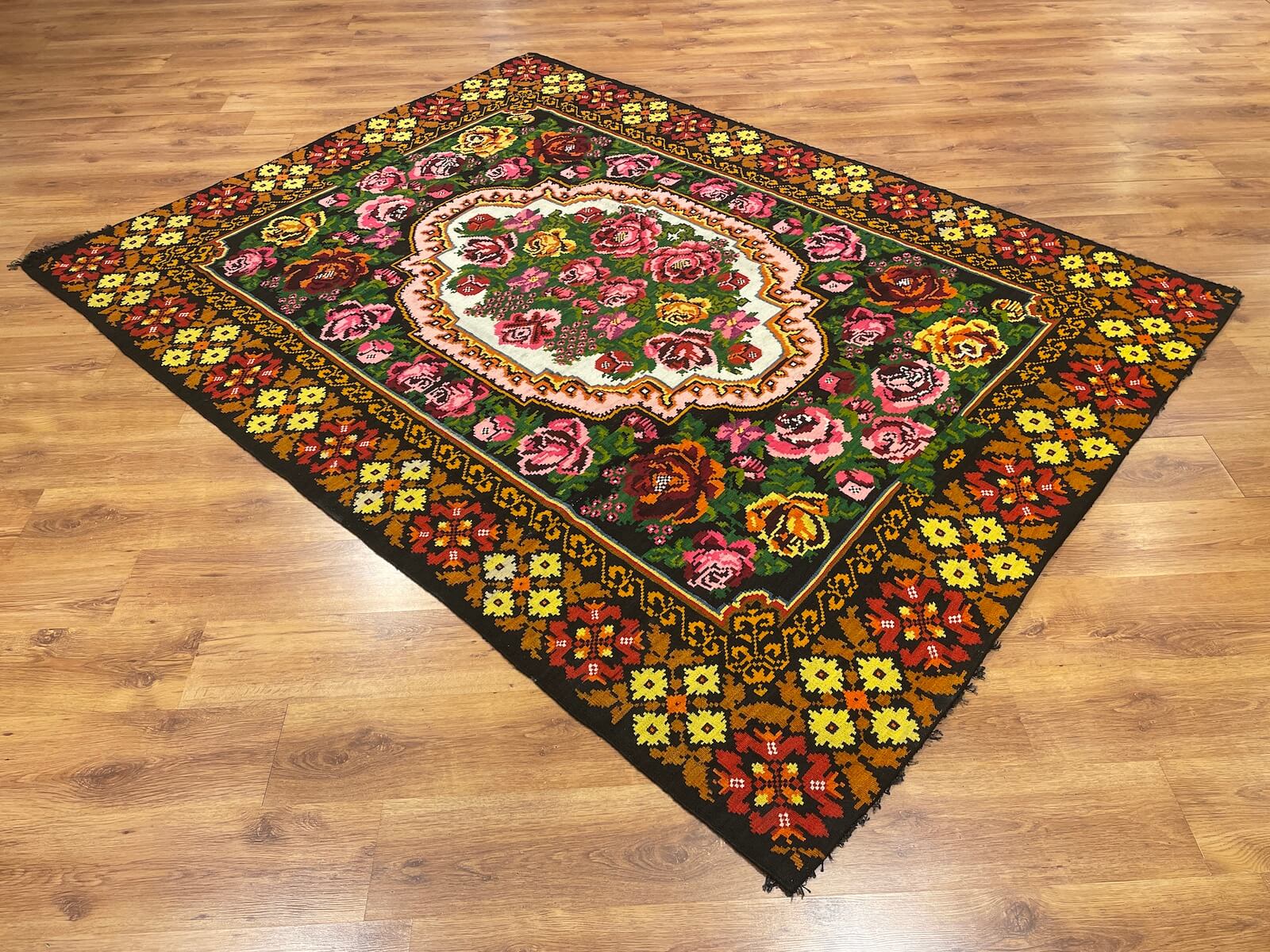 Orijinal Eski Karabağ El Dokuma Kilim
