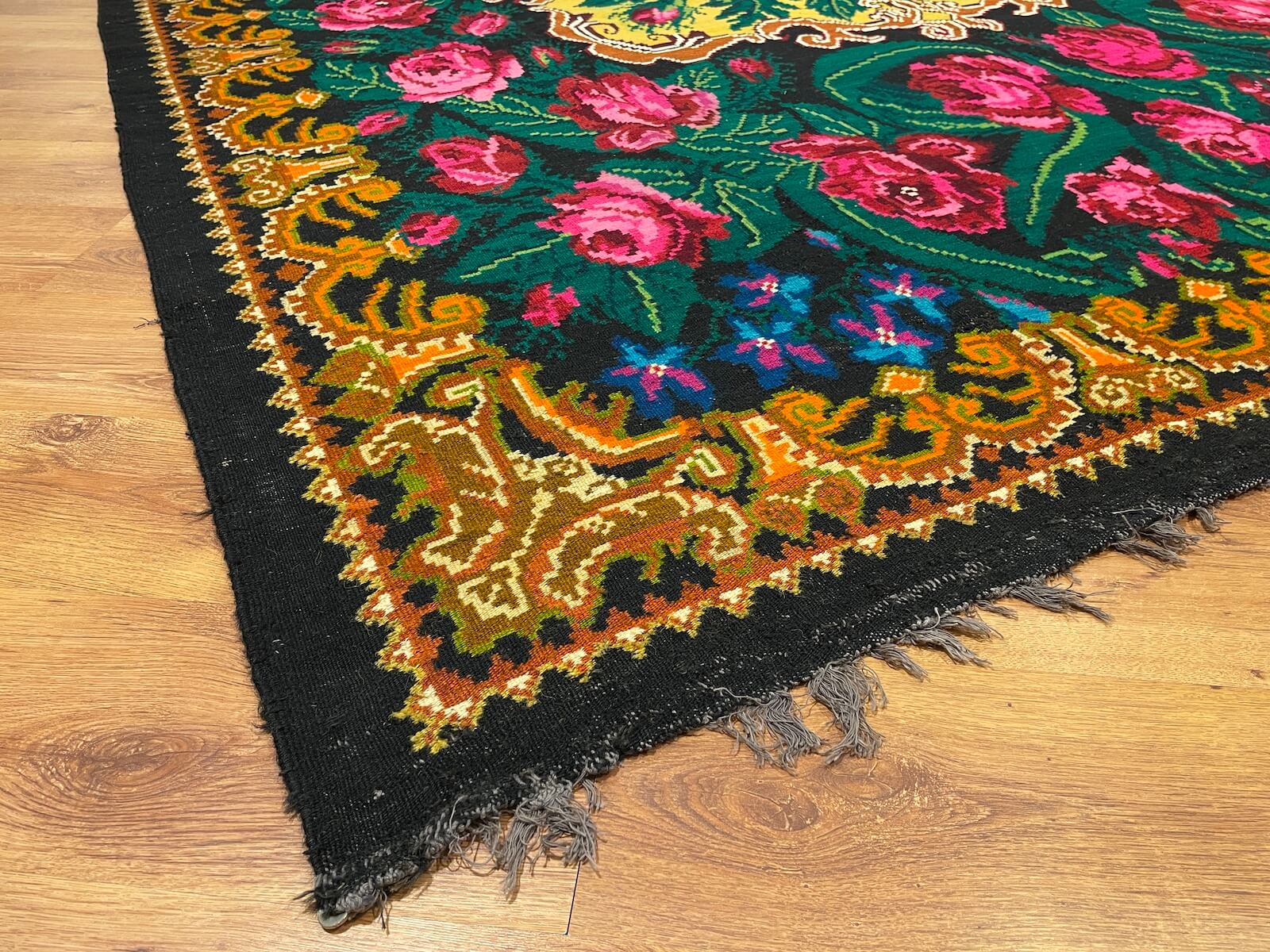Orijinal Eski Karabağ El Dokuma Kilim
