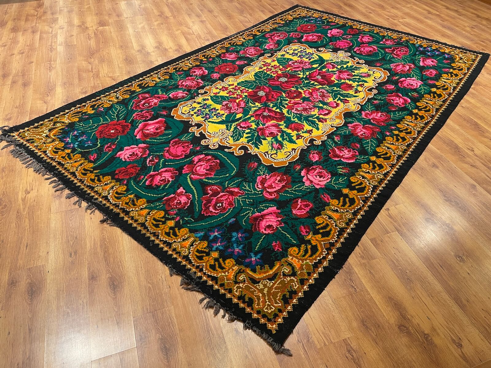 Orijinal Eski Karabağ El Dokuma Kilim
