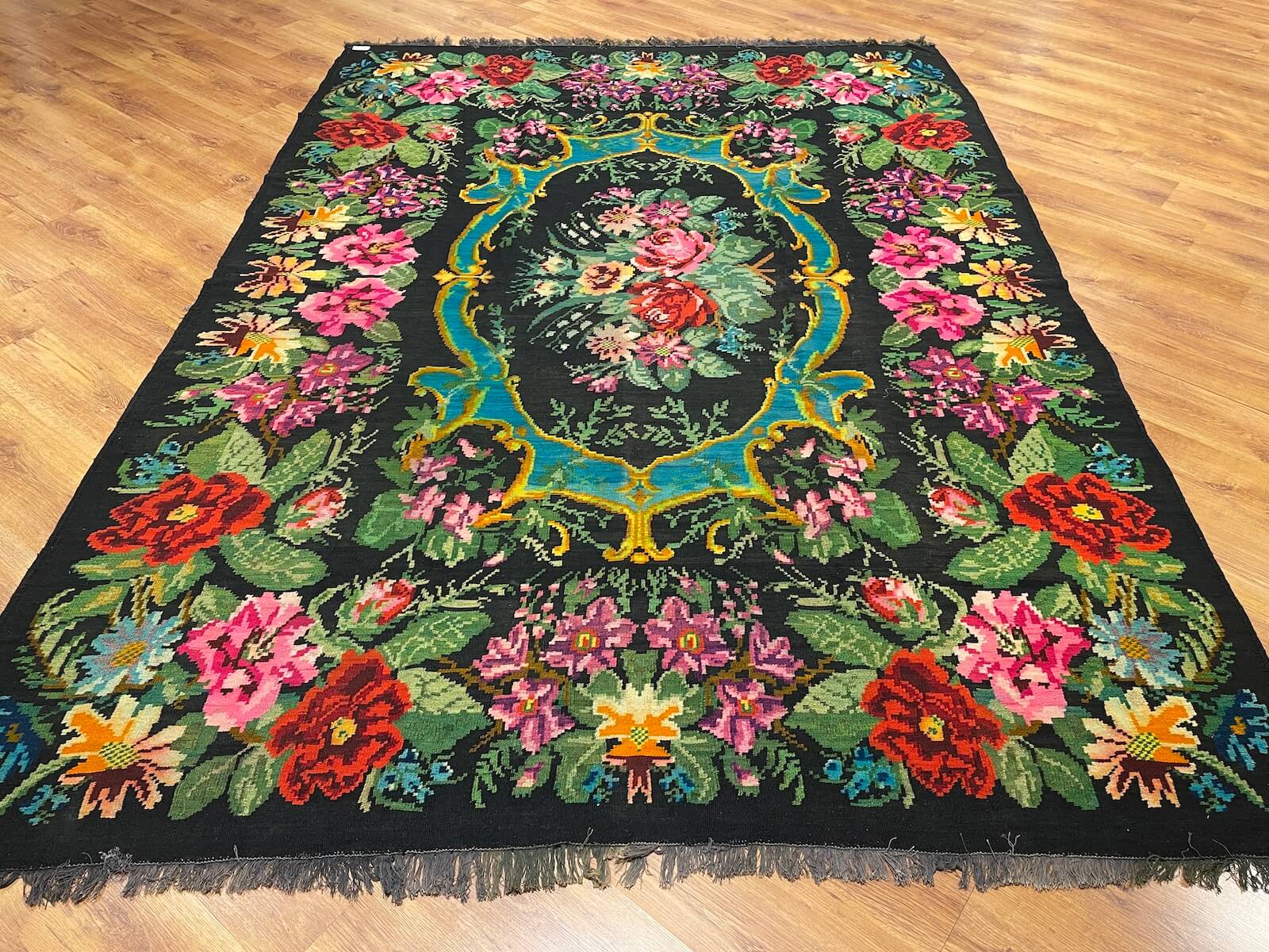 Orijinal Eski Karabağ El Dokuma Kilim