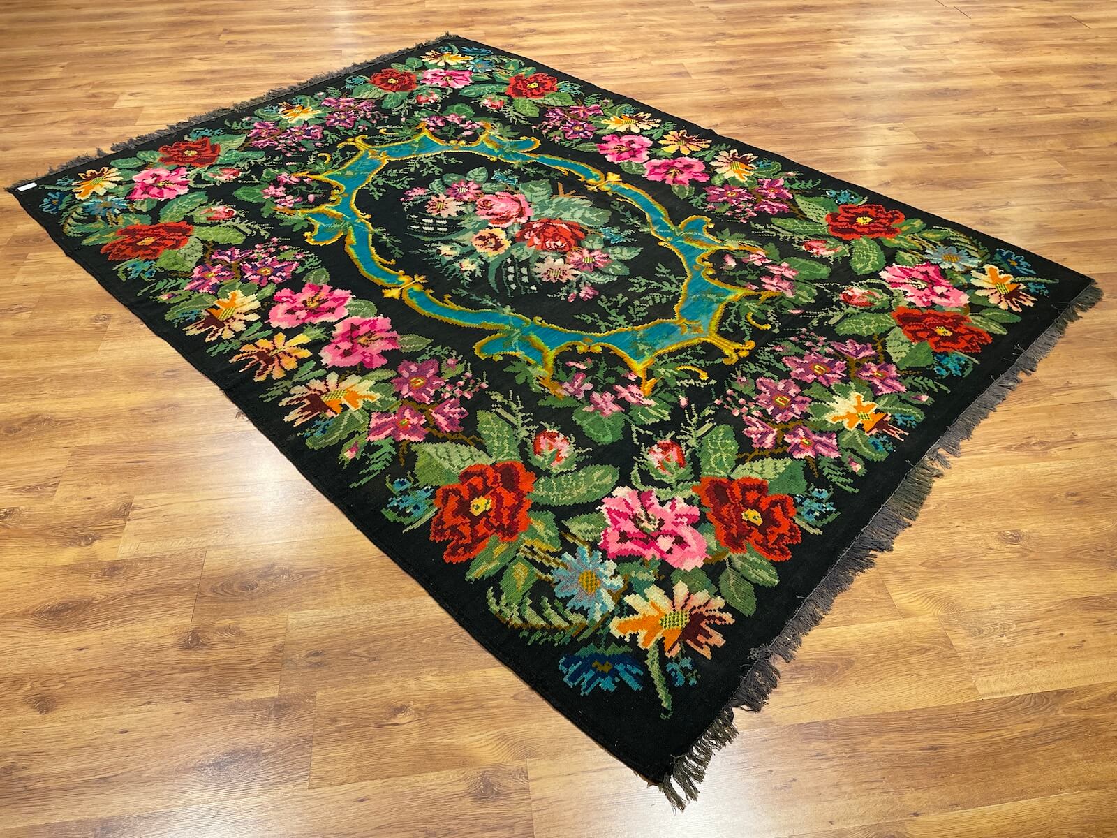 Orijinal Eski Karabağ El Dokuma Kilim