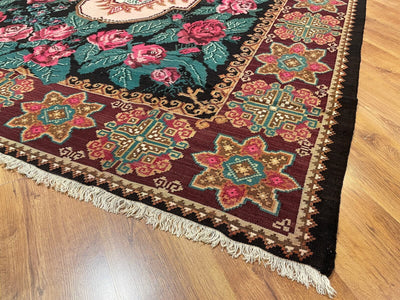 Orijinal Eski Karabağ El Dokuma Kilim
