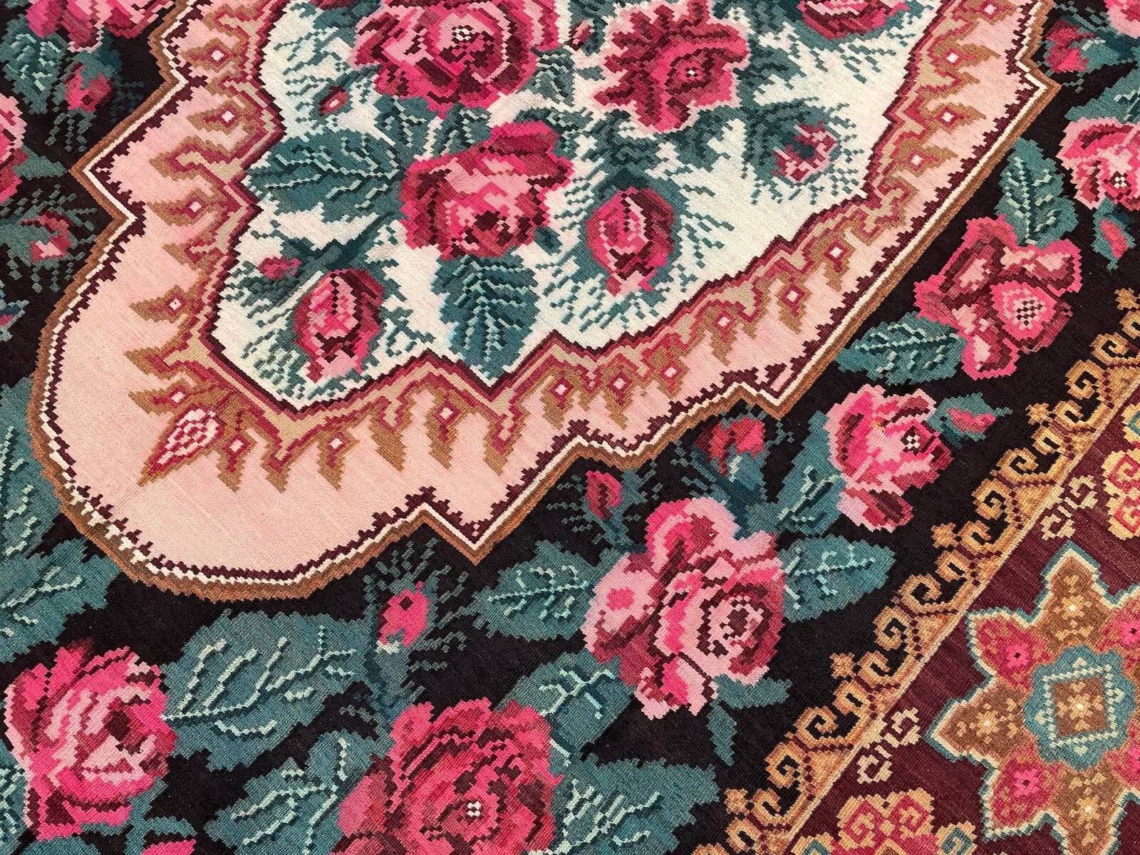 Orijinal Eski Karabağ El Dokuma Kilim