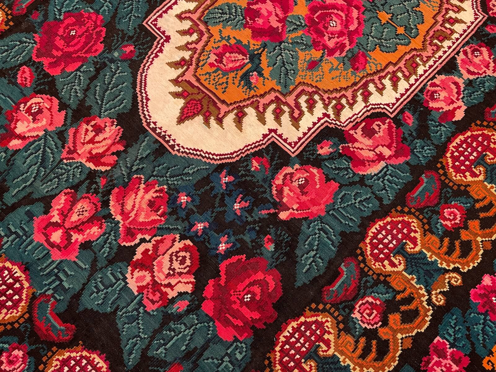 Orijinal Eski Karabağ El Dokuma Kilim