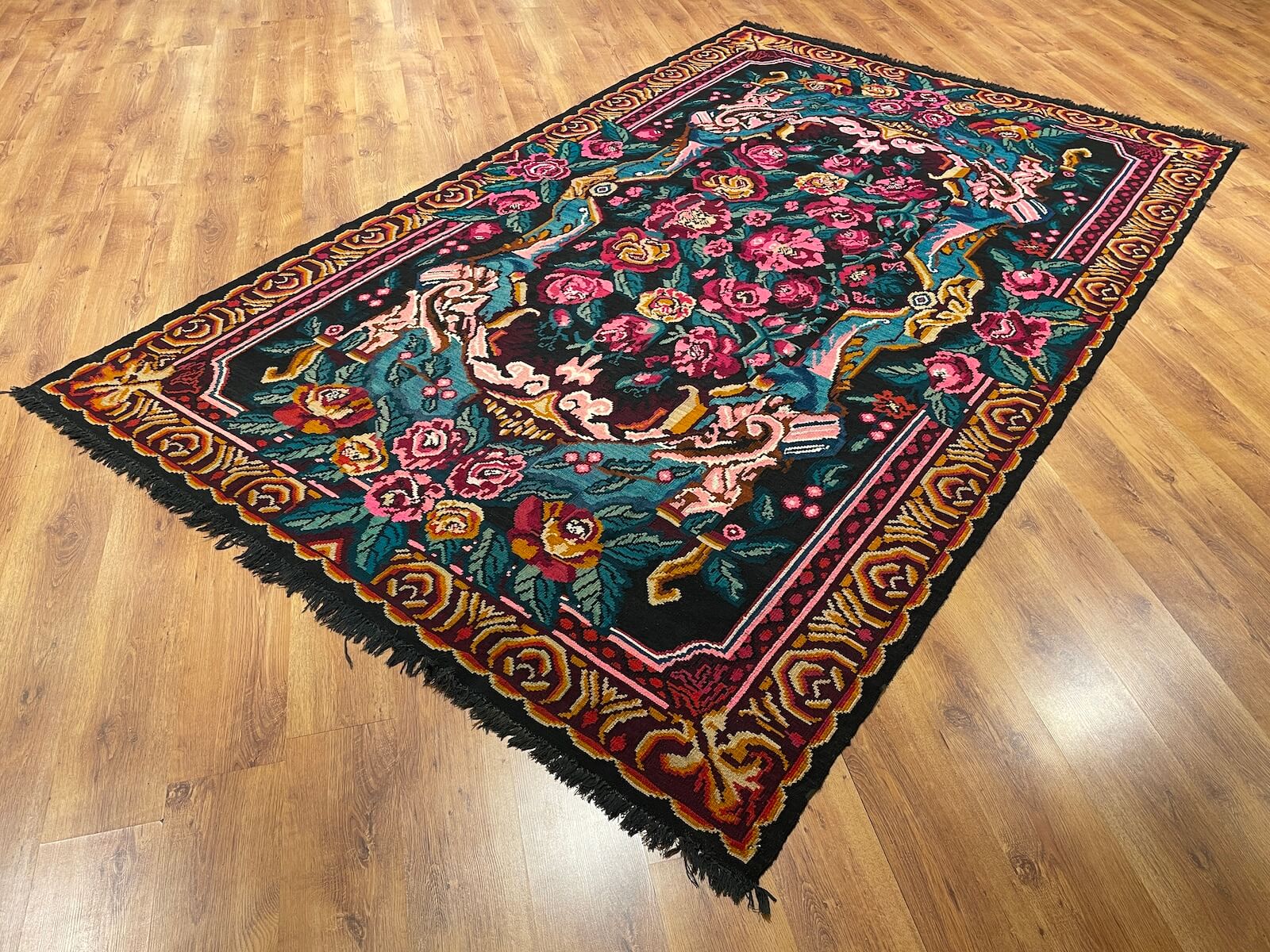 Orijinal Eski Karabağ El Dokuma Kilim