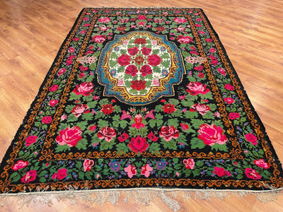 Orijinal Eski Karabağ El Dokuma Kilim