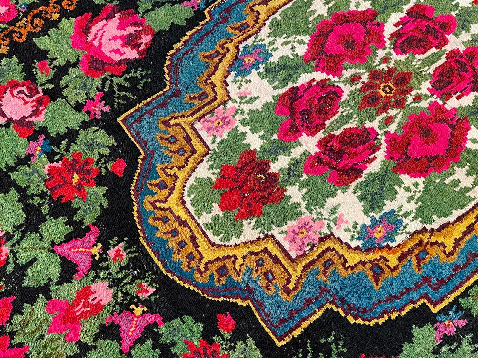 Orijinal Eski Karabağ El Dokuma Kilim