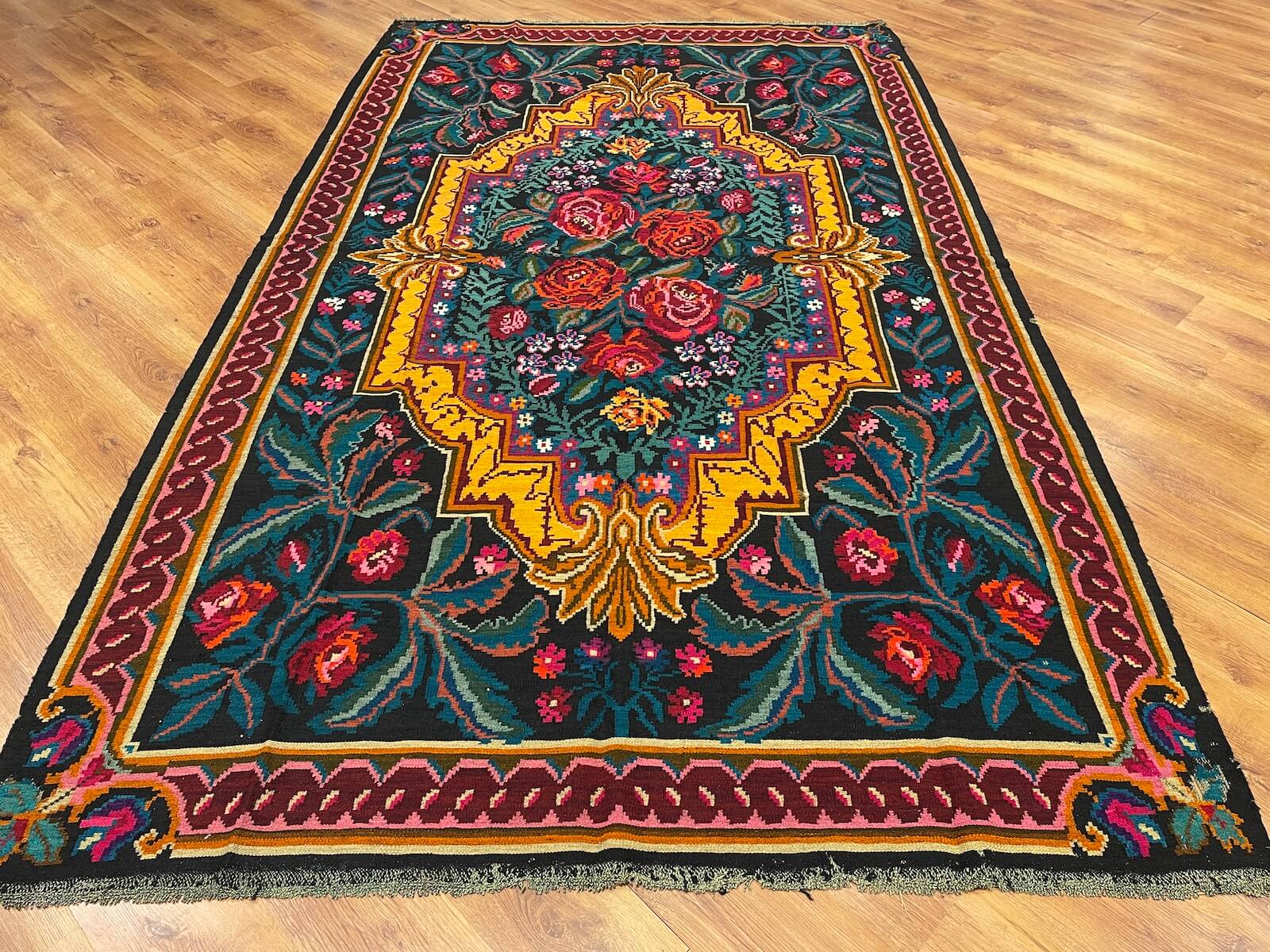 Orijinal Eski Karabağ El Dokuma Kilim