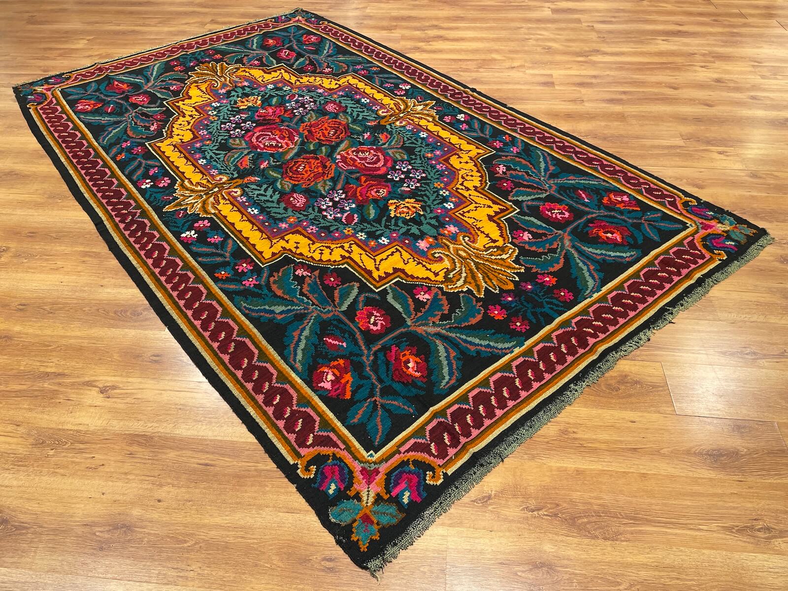 Orijinal Eski Karabağ El Dokuma Kilim