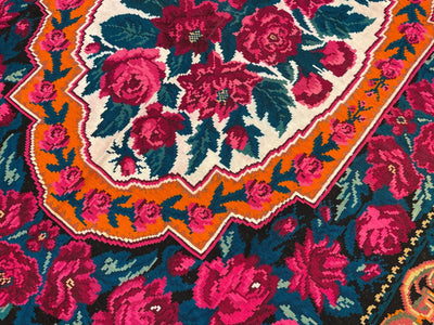 Orijinal Eski Karabağ El Dokuma Kilim