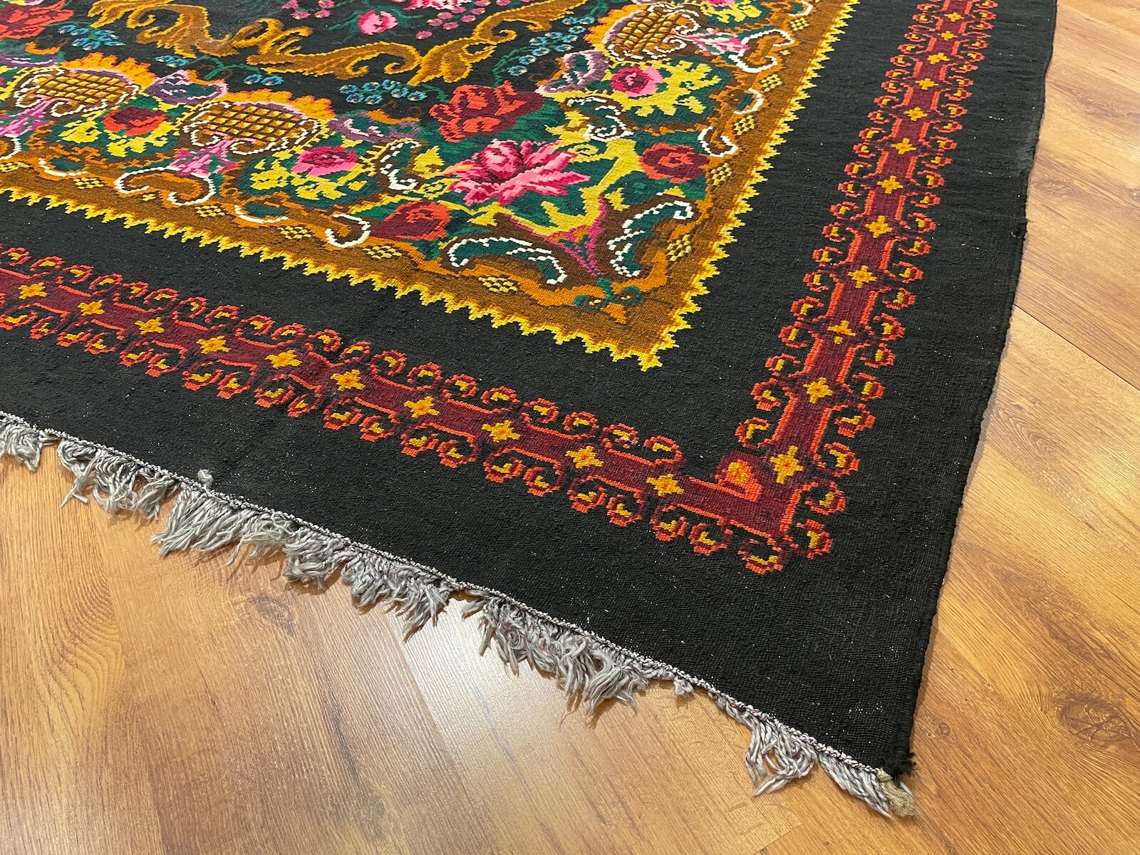 Orijinal Eski Karabağ El Dokuma Kilim