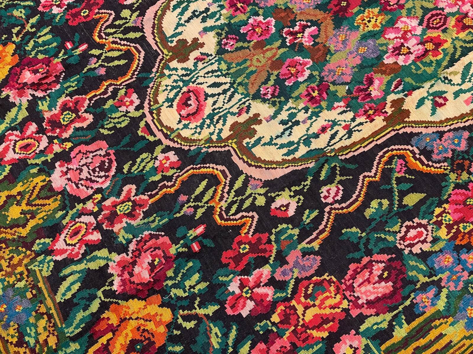 Orijinal Eski Karabağ El Dokuma Kilim