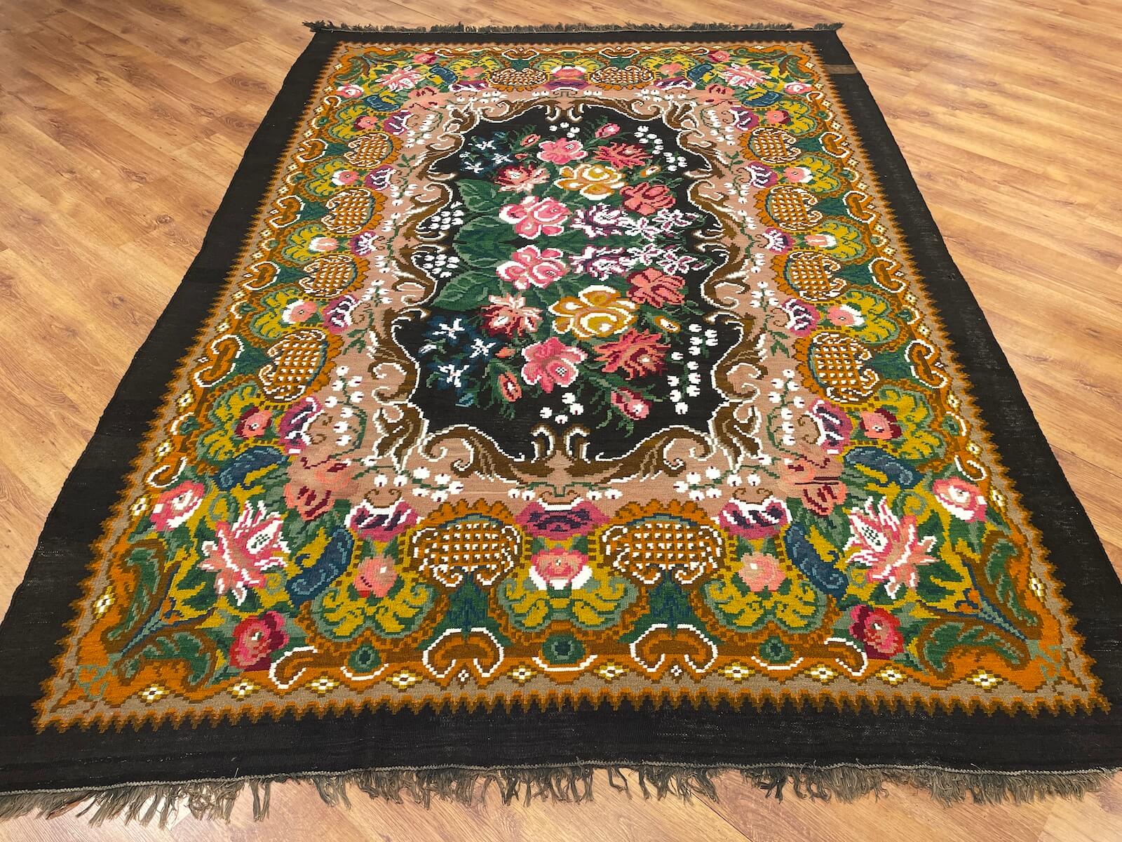 Orijinal Eski Karabağ El Dokuma Kilim
