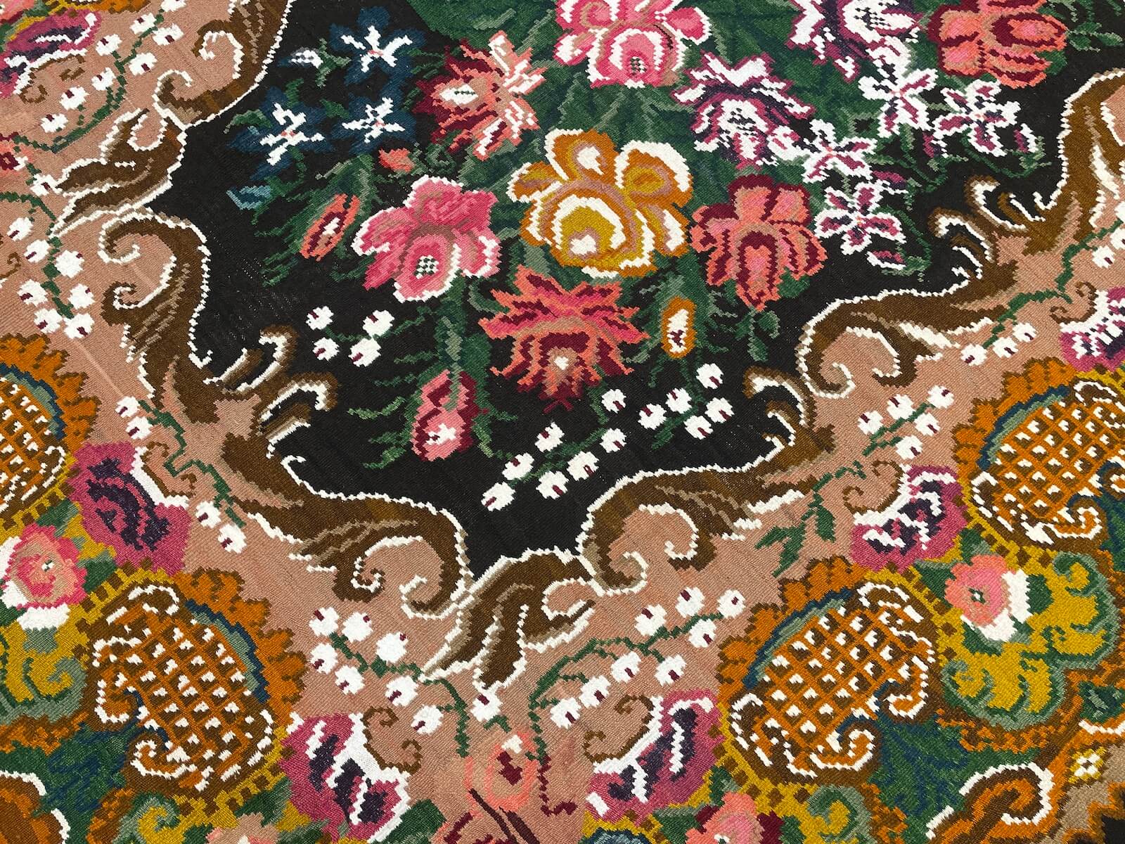 Orijinal Eski Karabağ El Dokuma Kilim