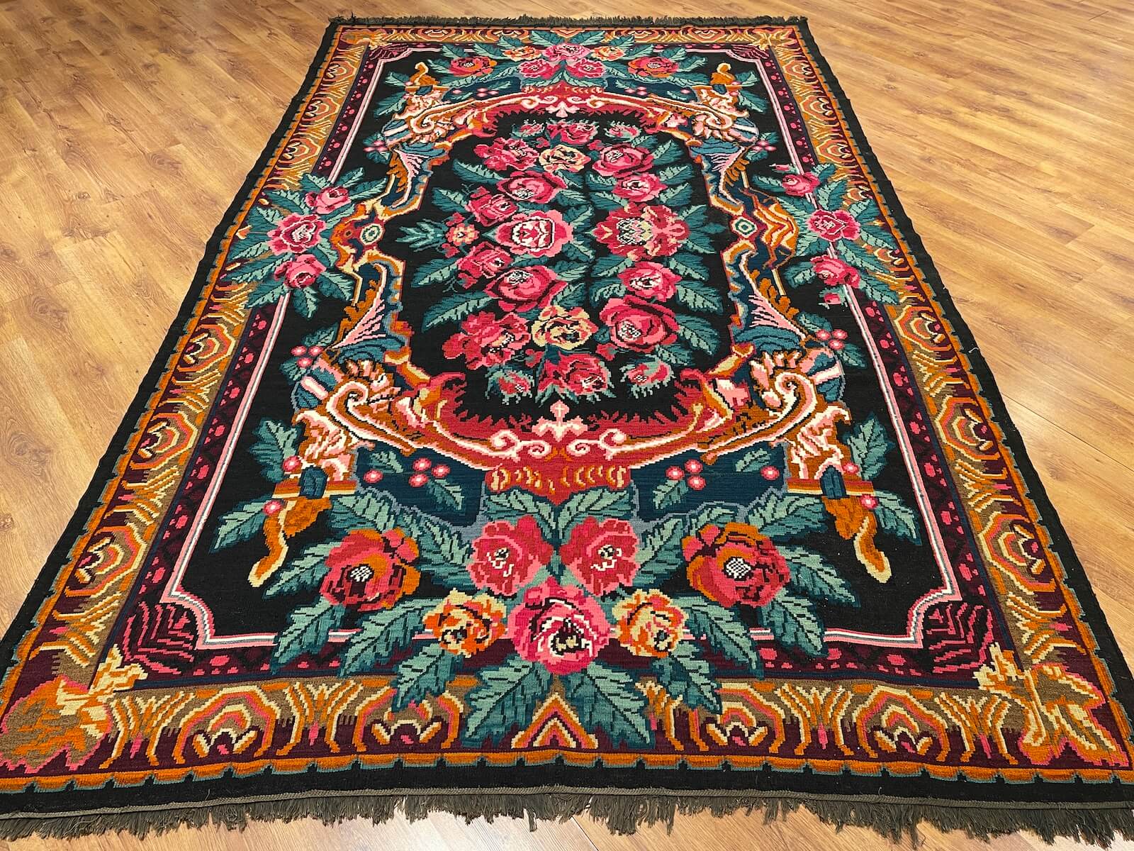 Orijinal Eski Karabağ El Dokuma Kilim