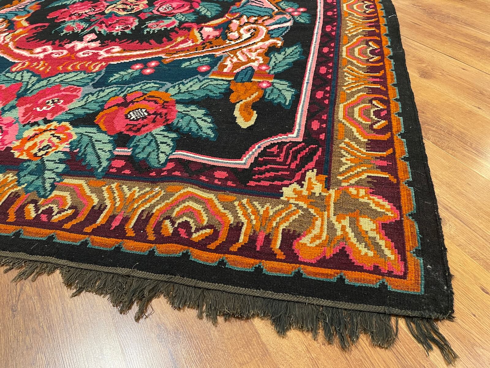 Orijinal Eski Karabağ El Dokuma Kilim