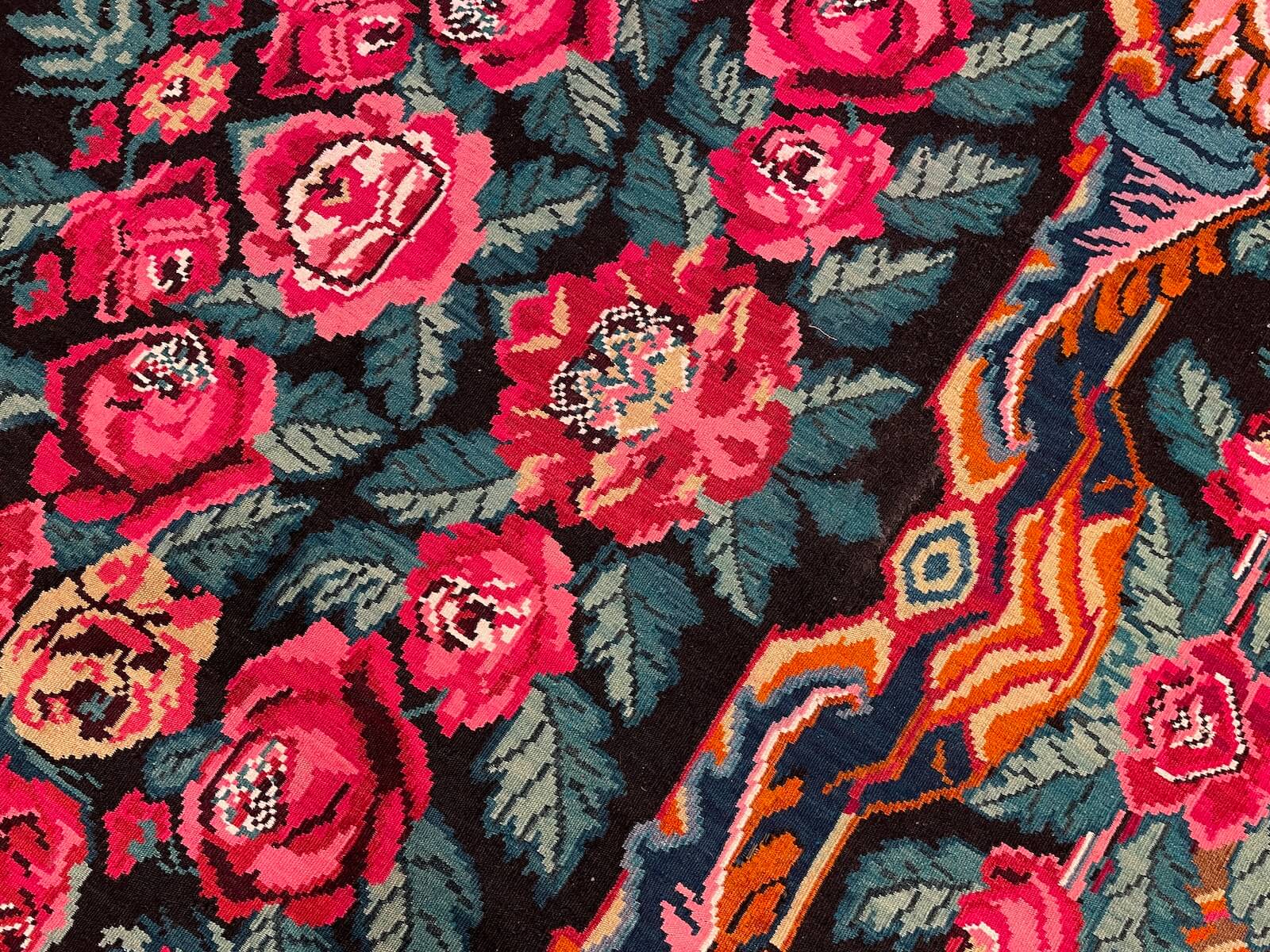 Orijinal Eski Karabağ El Dokuma Kilim