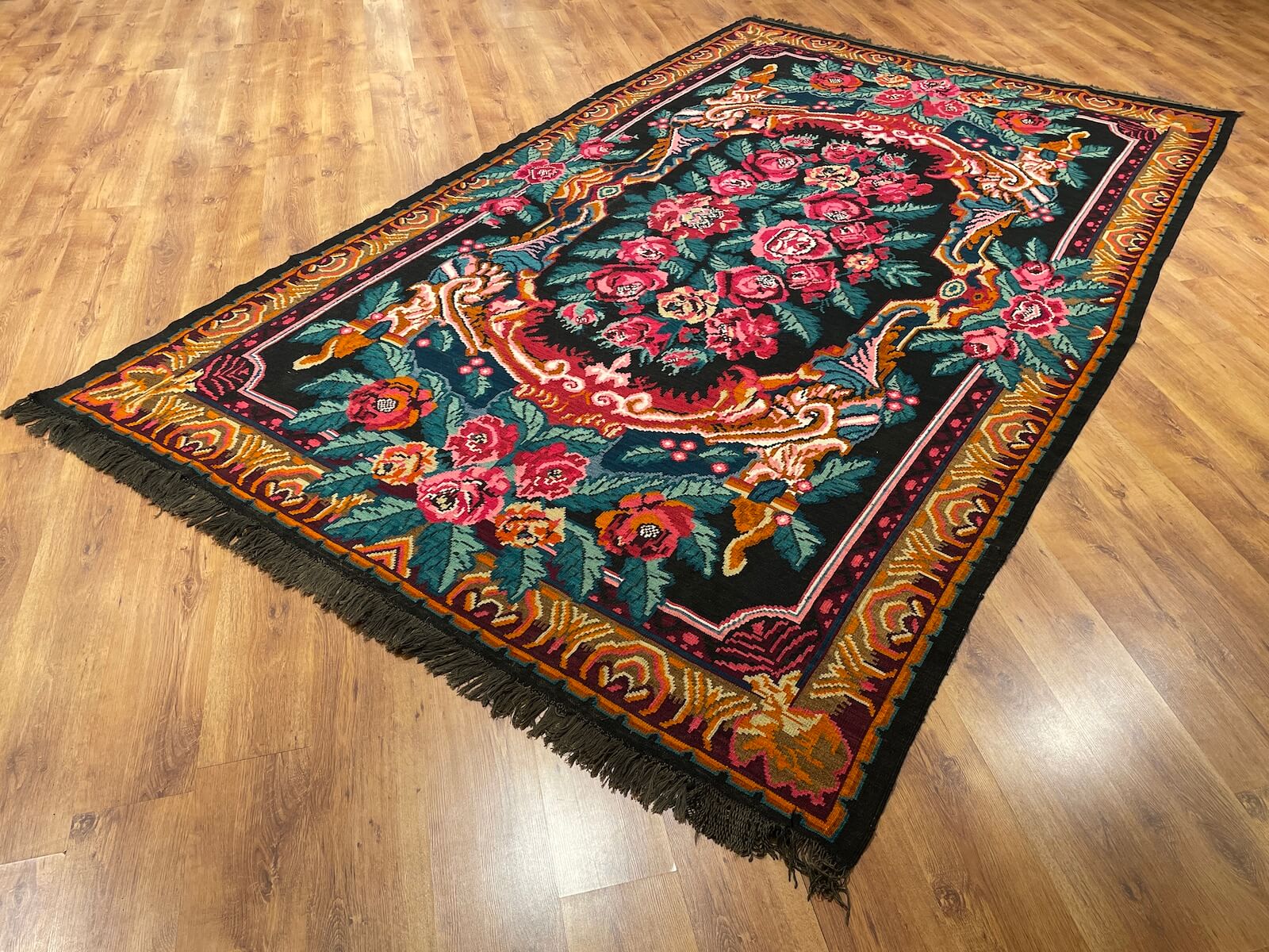 Orijinal Eski Karabağ El Dokuma Kilim