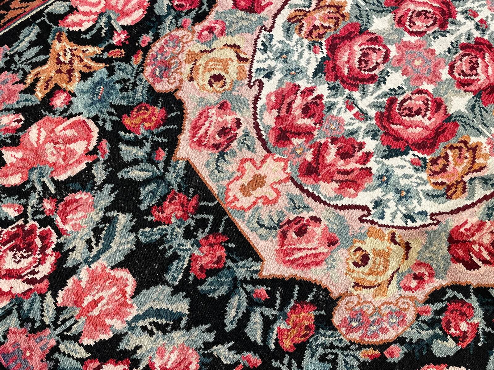Orijinal Eski Karabağ El Dokuma Kilim