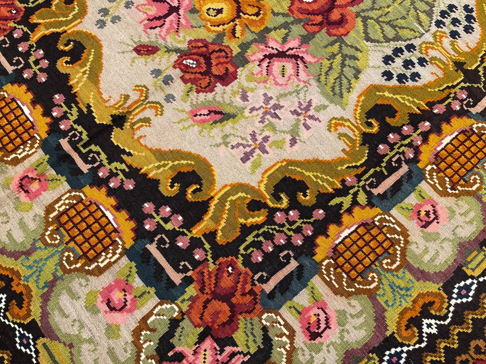 Orijinal Eski Karabağ El Dokuma Kilim